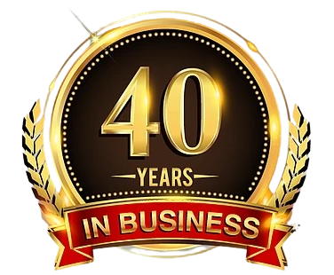 40 Years in Business 40 Years in Business