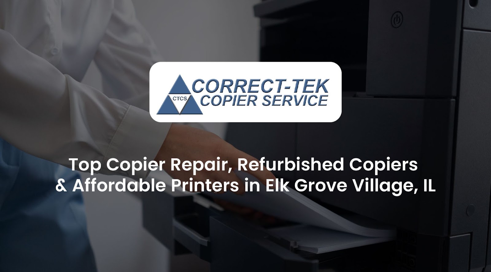 A copier repair the refurbished
